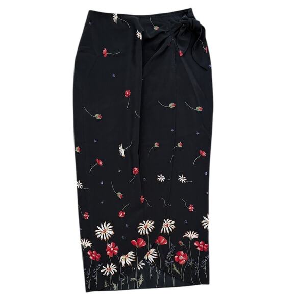 Vintage Rampage Floral Wrap Maxi Skirt - Picture 4 of 7